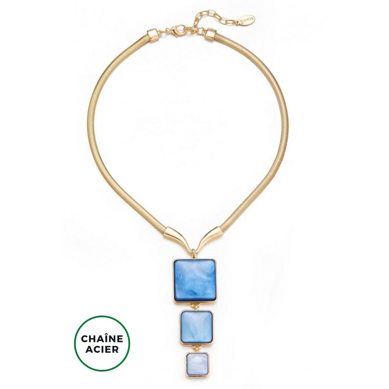 Batoul - Collier Bleu