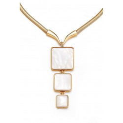 Batoul - Collier Blanc