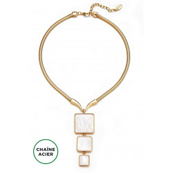 Batoul - Collier Blanc