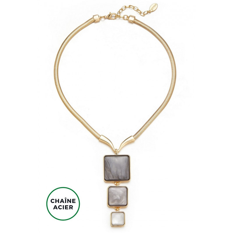 Batoul - Collier Gris