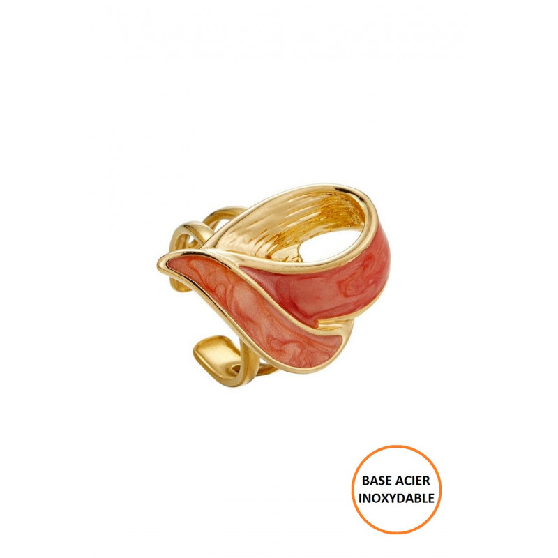 Badera - Bague réglable Orange