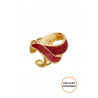Badera - Bague réglable Rouge