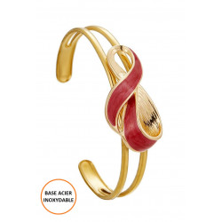 Badera - Bracelet réglable Rouge