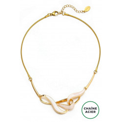 Badera - Collier Blanc