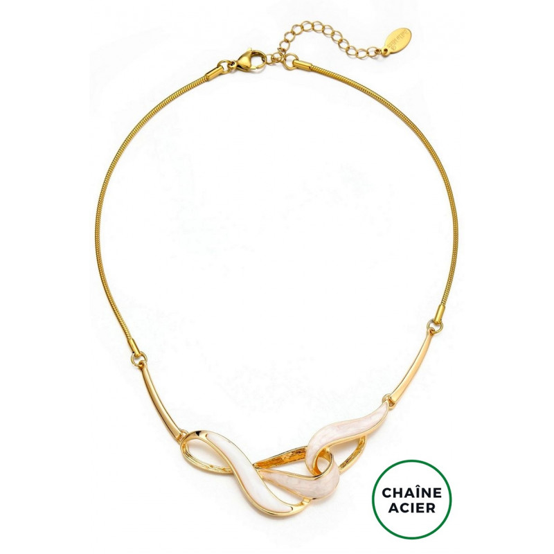 Badera - Collier Blanc