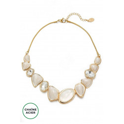 Asun - Collier Blanc