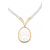 Bahrame - Collier Blanc