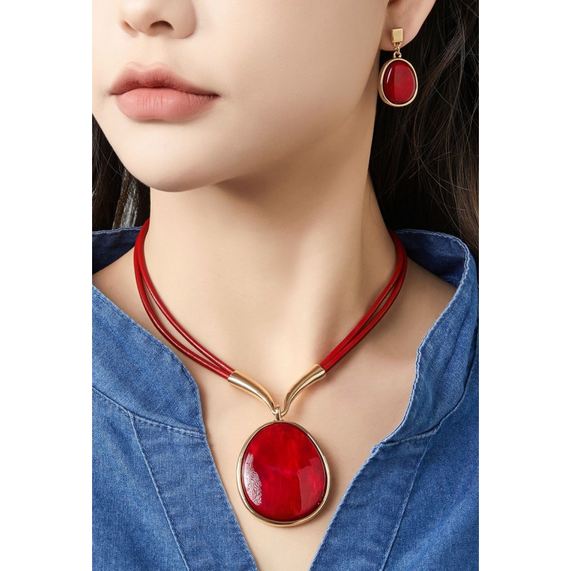 Bahrame - Collier Rouge