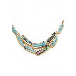 Bihotz - Collier Bleu