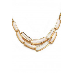 Bihotz - Collier Blanc