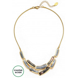 Bihotz - Collier Gris