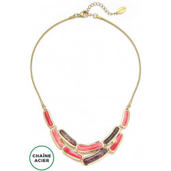 Bihotz - Collier Rouge