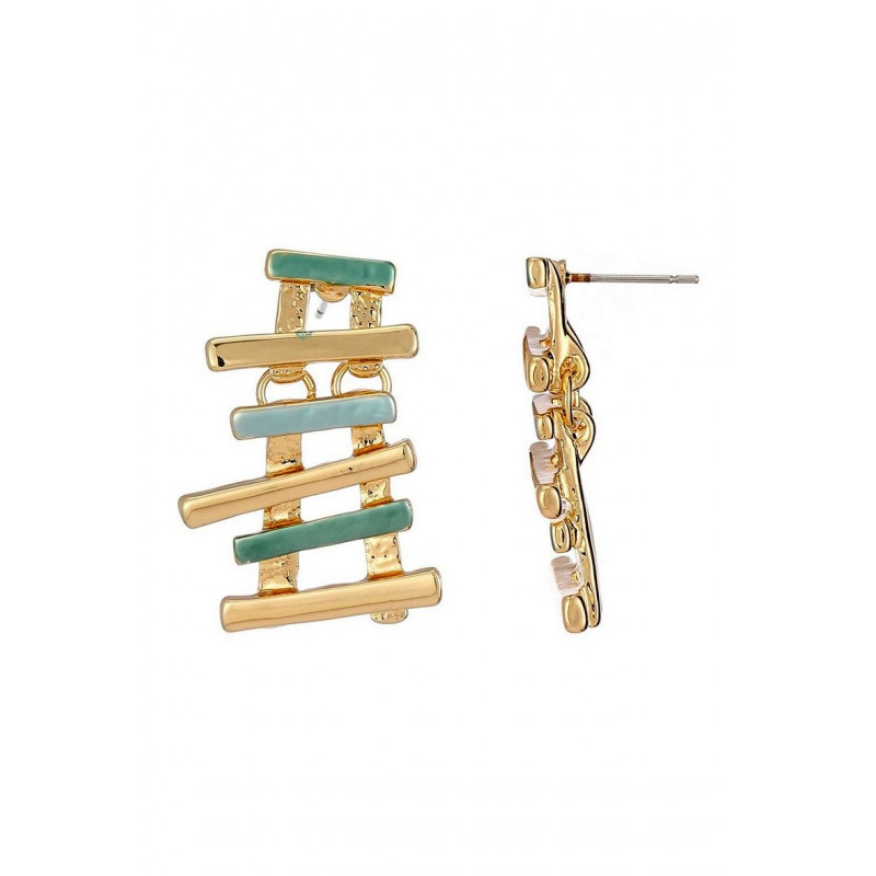 Badra - Boucle d'oreille tige Turquoise