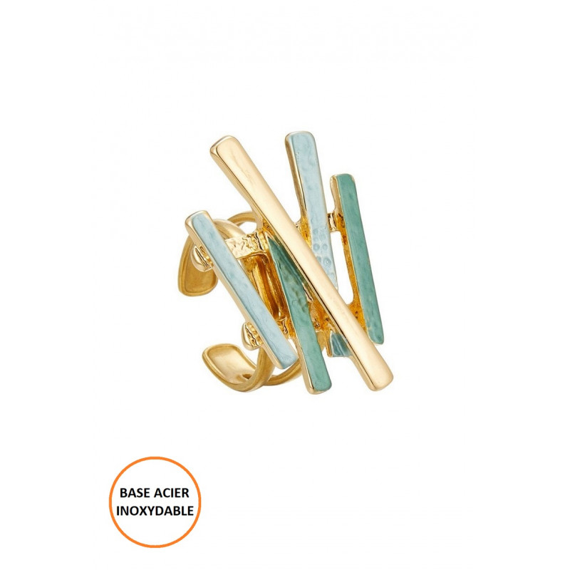 Badra - Bague réglable Turquoise
