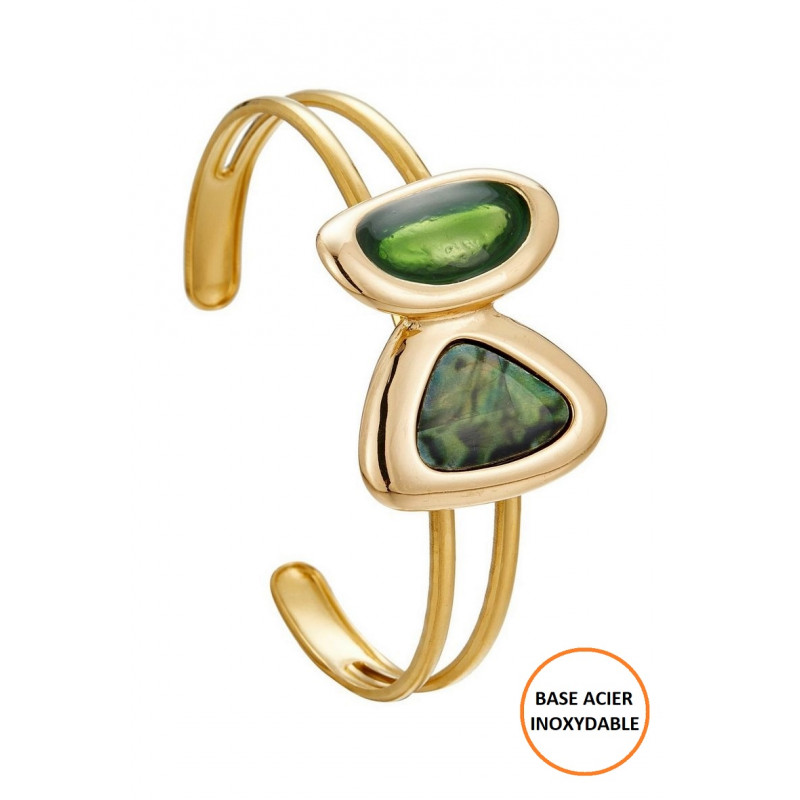 Bakour - Bracelet réglable Vert