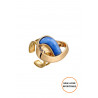 Boutayna - Bague réglable Bleue
