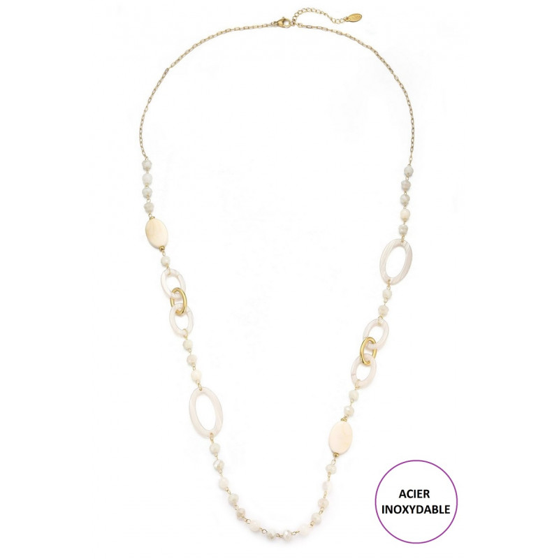 Taalouf - Sautoir Blanc