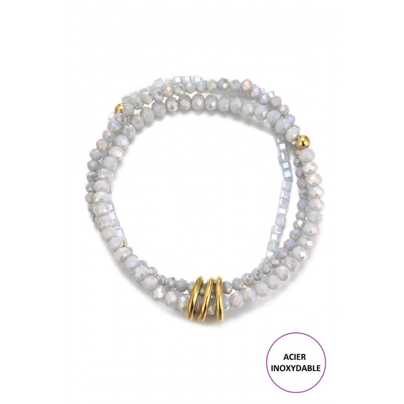 Tadlile - Bracelet élastique Gris