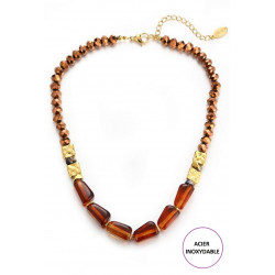 Takiyah - Collier Marron
