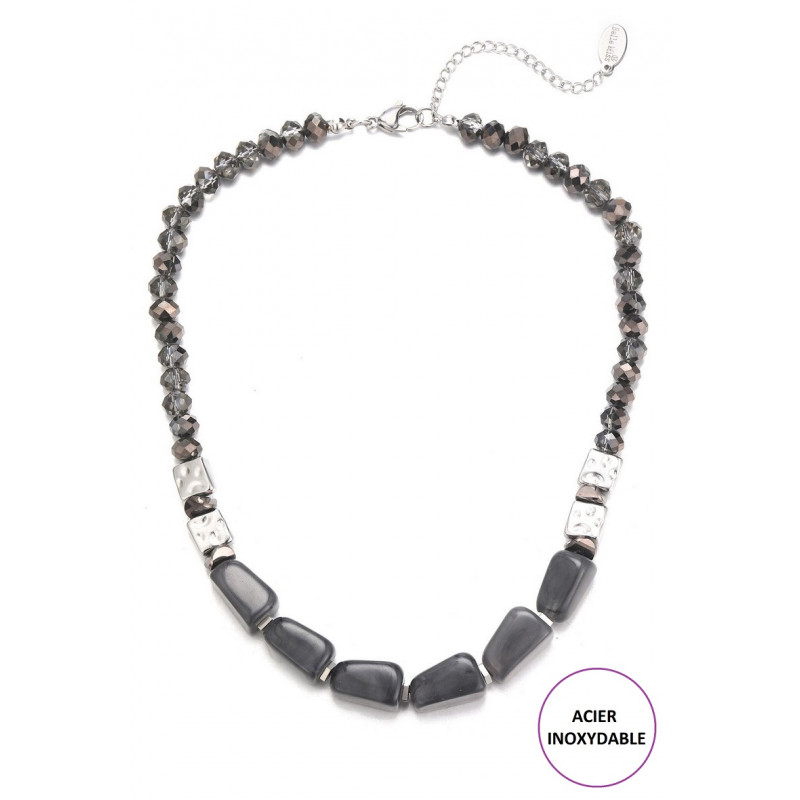 Takiyah - Collier Gris