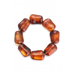 Typhaine - Bracelet élastique Marron