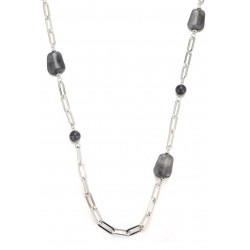 Typhaine - Sautoir Gris