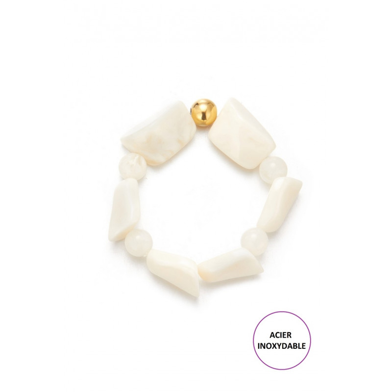 Terttu - Bracelet élastique Blanc