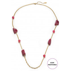 Terttu L - Sautoir Fuchsia