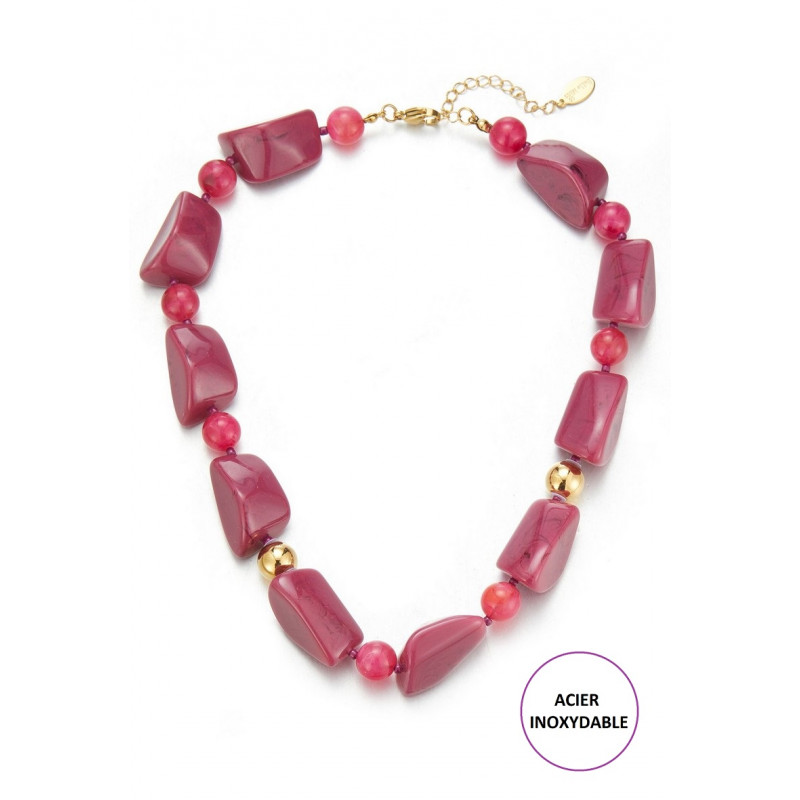 Terttu - Collier Fuchsia