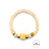 Talin - Bracelet élastique Blanc