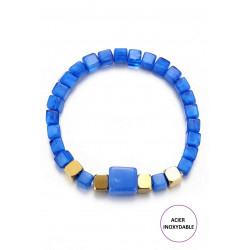 Talin - Bracelet élastique Bleu