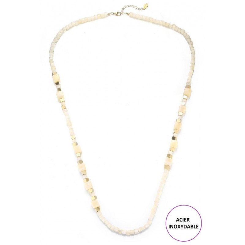 Talin - Sautoir Blanc