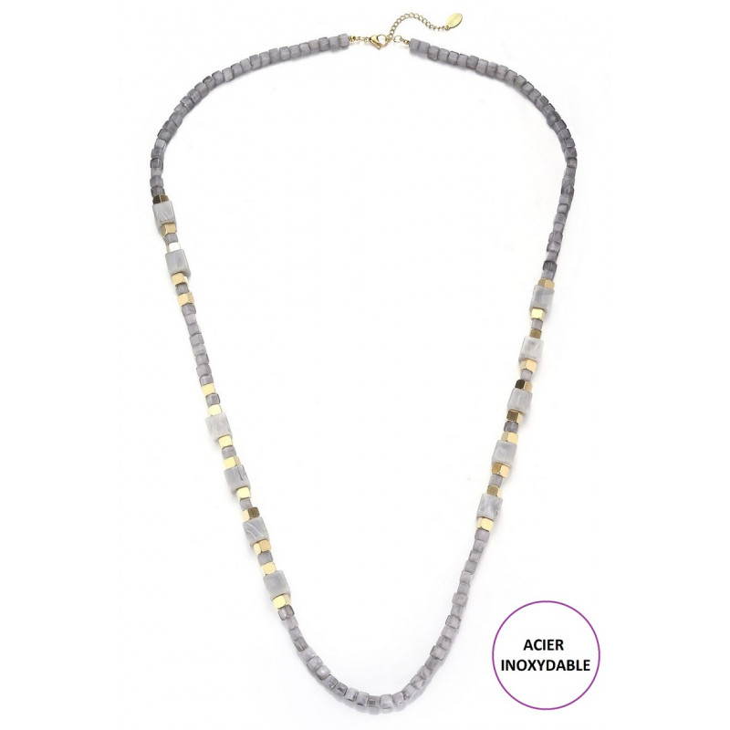 Talin - Sautoir Gris