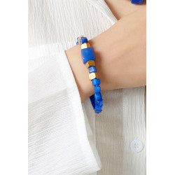 Talin - Bracelet élastique Blanc
