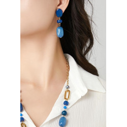 Taru - Boucle d'oreille tige Marron