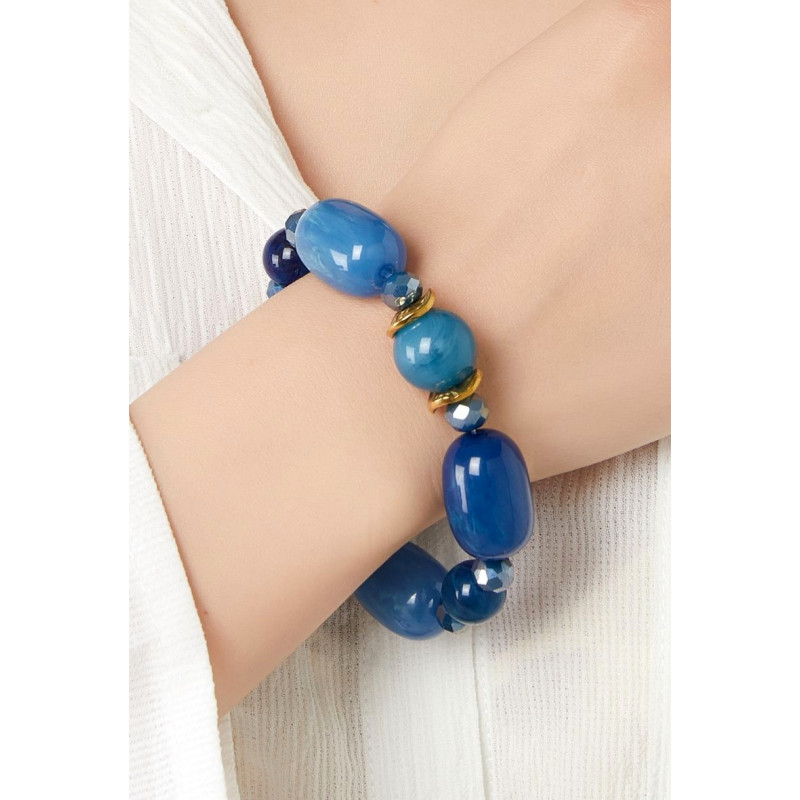 Taru - Bracelet élastique Bleu