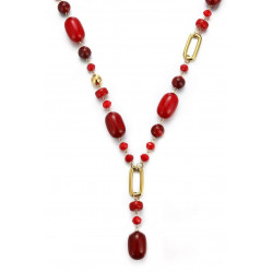 Taru - Sautoir Rouge