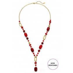 Taru - Sautoir Rouge