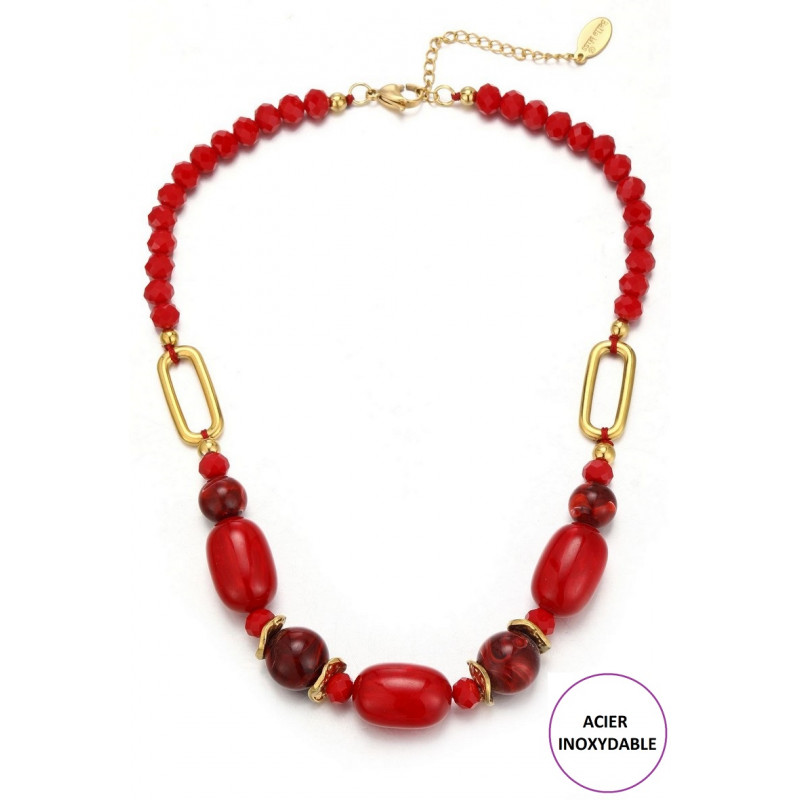 Taru - Collier Rouge