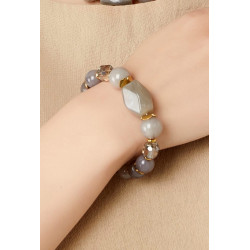 Tendai - Bracelet élastique Blanc