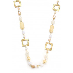 Tendai - Sautoir Blanc