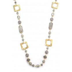 Tendai - Sautoir Gris