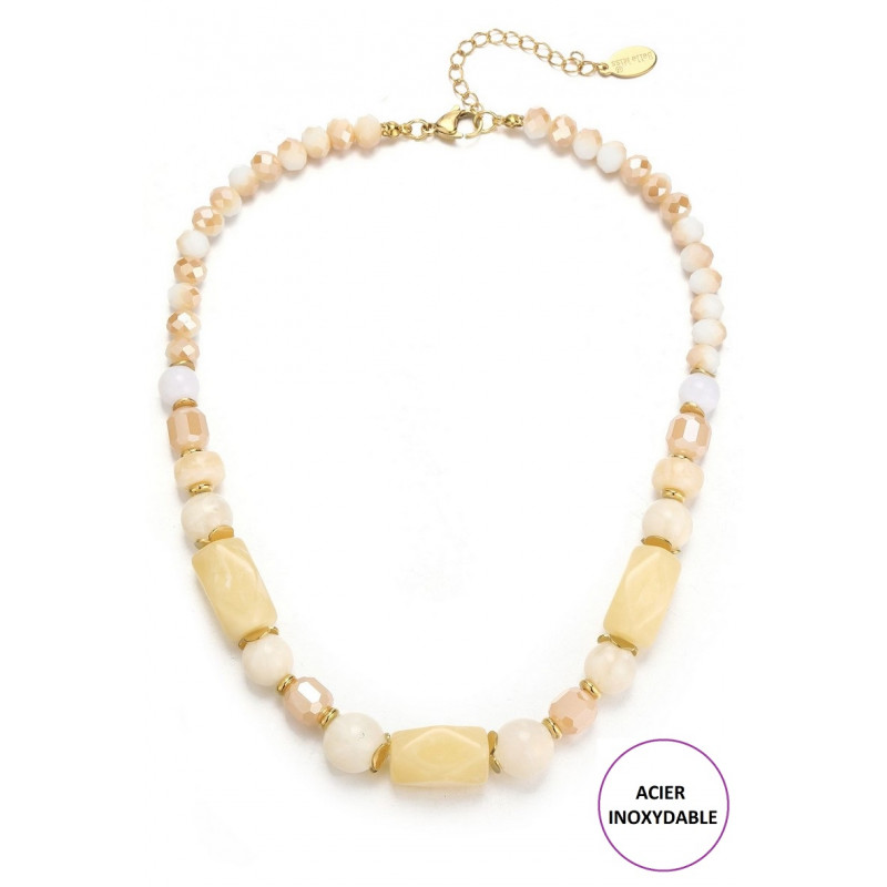 Tendai - Collier Blanc