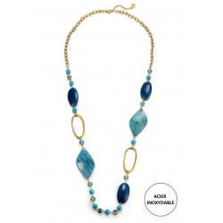 Thara - Sautoir Bleu