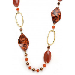 Thara - Sautoir Marron