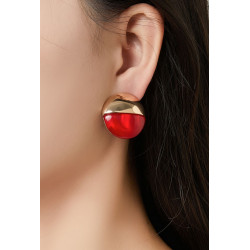 Noha - Boucle d'oreille clip Noire