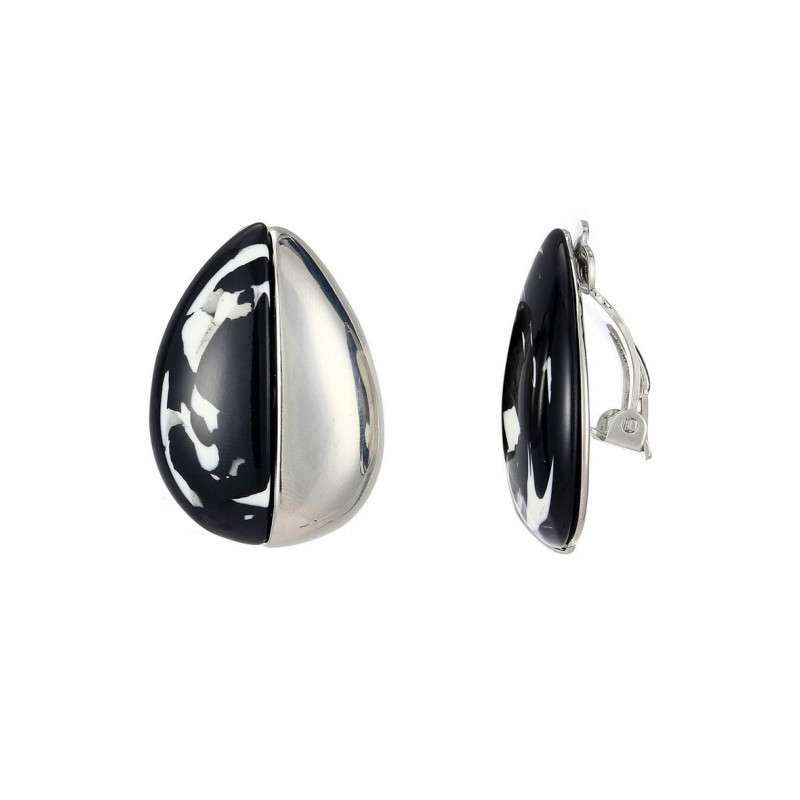 Noelani - Boucle d'oreille clip Noire