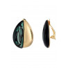 Noelani - Boucle d'oreille clip Verte