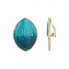 Noella - Boucle d'oreille Clip Turquoise