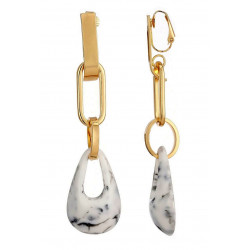 Nosseira - Boucle d'oreille clip Blanche